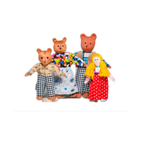 Набор шагающих кукол к сказке "Три медведя" - «globural.ru» - Ивантеевка