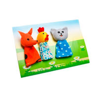 Набор пальчиковых кукол к сказке "Кот, Петух и Лиса" - «globural.ru» - Ивантеевка