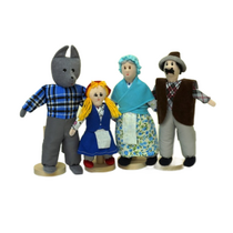 Набор шагающих кукол к сказке "Красная Шапочка" - «globural.ru» - Ивантеевка