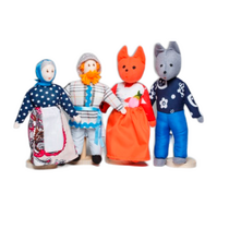 Набор шагающих кукол к сказке "Волк и лиса" - «globural.ru» - Ивантеевка