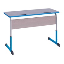 Парта двухместная Smarty Key с полиуретановой кромкой регулируемая по высоте - «globural.ru» - Ивантеевка