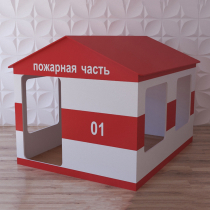 Детский игровой домик «Пожарная служба» - «globural.ru» - Ивантеевка
