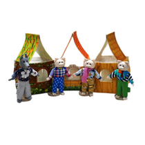 Набор шагающих кукол к сказке "Три поросенка" - «globural.ru» - Ивантеевка