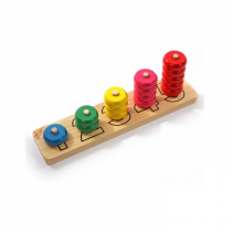 Пирамидки-счет Круги (5 в 1) - «globural.ru» - Ивантеевка