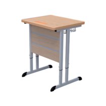 Стол ученический одноместный на плоскоовальной трубе 3-7 гр.р. - «globural.ru» - Ивантеевка