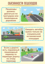 Стенд "Обязанности пешехода часть 2" - «globural.ru» - Ивантеевка