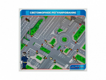 Электрифицированный магнитно-маркерный стенд "Светофорное регулирование" - «globural.ru» - Ивантеевка