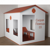 Игровой домик «Скорая помощь» - «globural.ru» - Ивантеевка