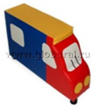 Напольная мягкая игрушка "Грузовик" каталка - «globural.ru» - Ивантеевка