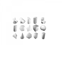 Комплект гипсовых моделей геометрических тел  - «globural.ru» - Ивантеевка