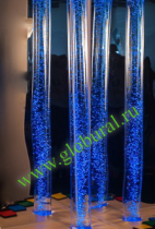 Интерактивная воздушнопузырьковая трубка «Ручеек» с пультом управления - «globural.ru» - Ивантеевка