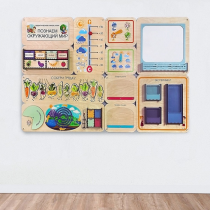 Дидактическая настенная панель «Познаем окружающий мир» - «globural.ru» - Ивантеевка