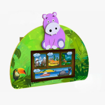 Сенсорный настенный коррекционно-развивающий комплекс "Бегемотик" - «globural.ru» - Ивантеевка