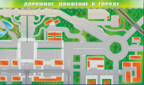 Доска магнитно-маркерная панорамная "Дорожное движение в городе" - «globural.ru» - Ивантеевка
