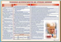 Стенд-уголок "Техника безопасности на уроках химии" - «globural.ru» - Ивантеевка