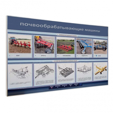 Электрифицированный светодинамический стенд «Почвообрабатывающие машины» - «globural.ru» - Ивантеевка