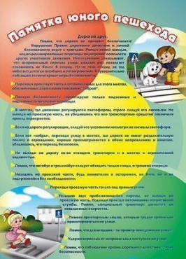 Стенд "Памятка юного пешехода" - «globural.ru» - Ивантеевка